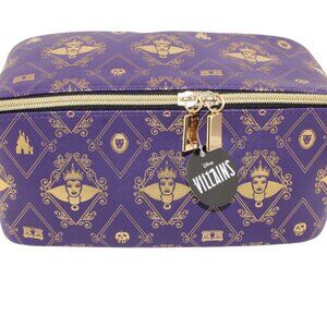 Disney Villains Evil Queen Bath Body Works Makeup Bag Purple Gold Cosmetic Case